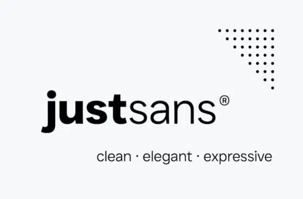 JUST Sans® Clean Modern Minimal Geometric Typeface