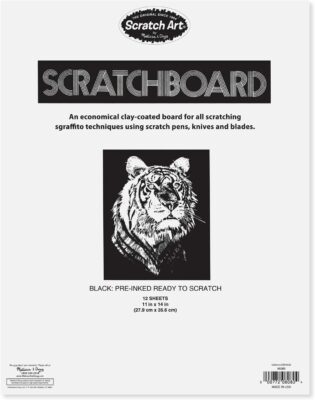 Melissa & Doug Wood Stylus Tools (100 pcs) - Ideal for Scratch Art Surfaces  