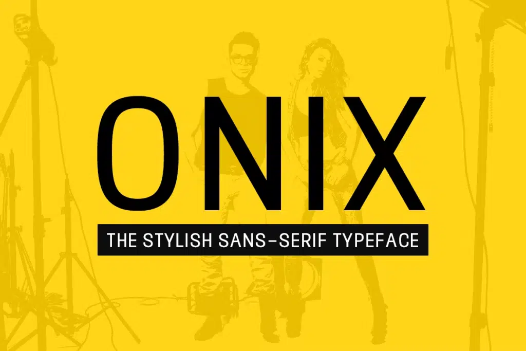 ONIX - Stylish Sans-Serif