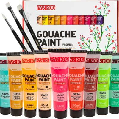 Parkoo Gouache Paint Set- Best Gouache Paints