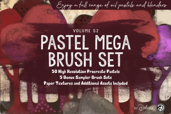 Pastel Mega Brush Set for Procreate