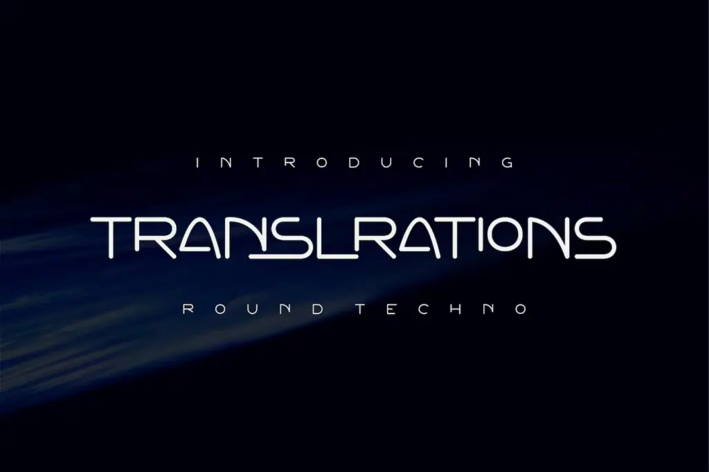 Translrations Font