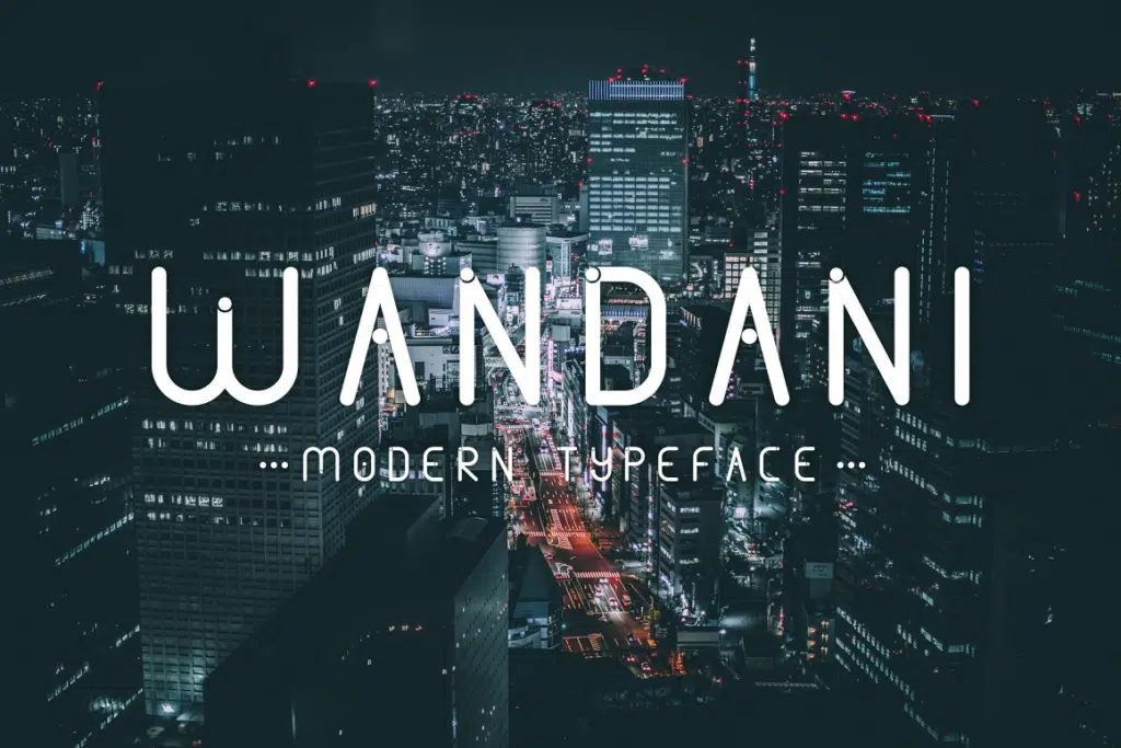 Wandani - Logo Font