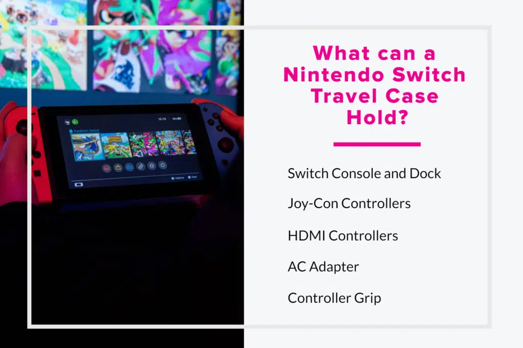 What can a Nintendo Switch Travel Case Hold