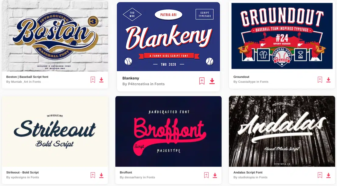 Top 15 Baseball Fonts for The Aspiring Logo Designer