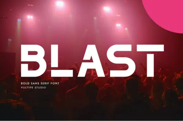 The Blast- Bold Font | image credit: Envato Elements