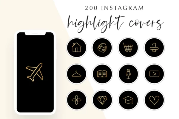 200 Instagram story highlight icons