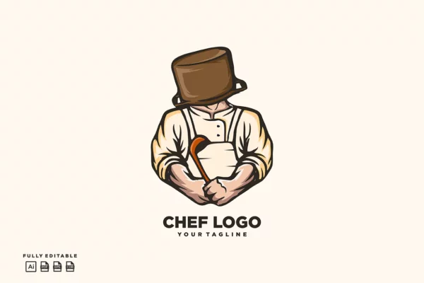 Cheff logo template