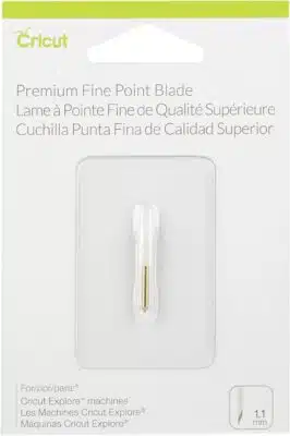 Cricut Premium Fine-Point Replacement Blade, Cutting Blade with Improved Design, Cuts Light to Mid-Weight Materials, for Personalized Crafts, Compatib