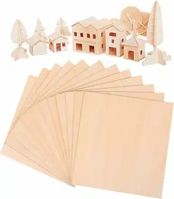 12x24 3mm Basswood 10 Pack 
