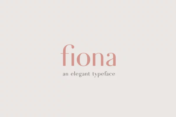 Fiona - An Elegant Typeface