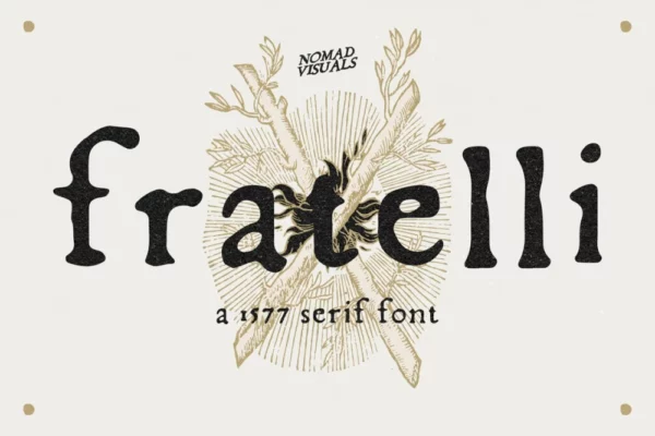 Fratelli – Serif Font + Extras