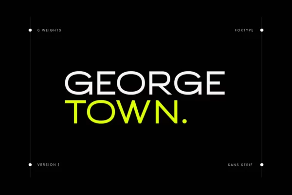 George Town Display Typeface