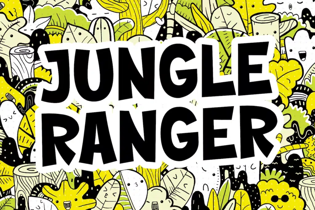 Jungle Ranger - Gaming font