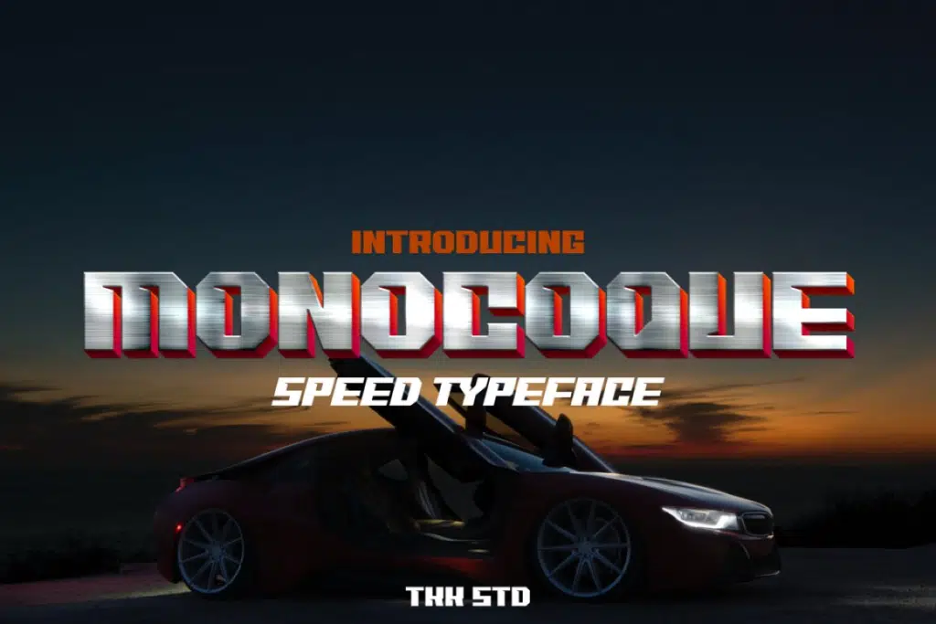 MONOCOQUE - Gaming Font