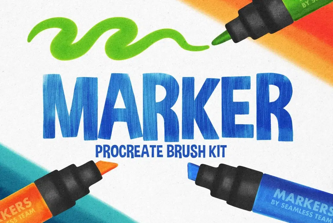 Marker Procreate Brushes