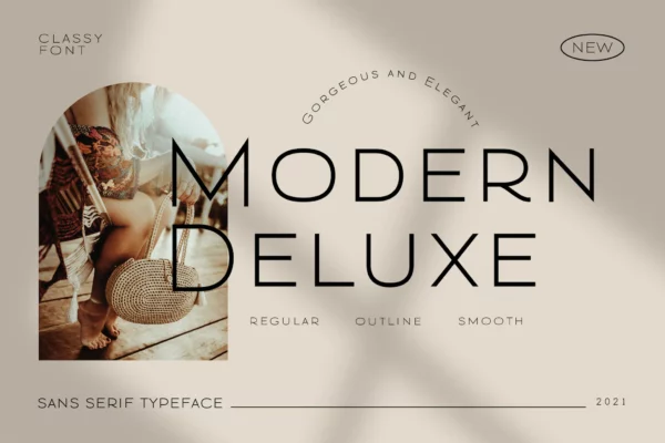Modern Deluxe Elegant Business Font