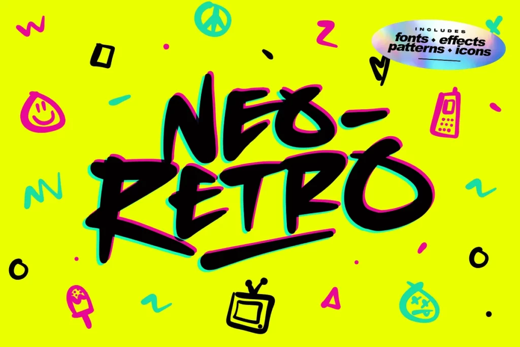 Neo Retro Font Plus