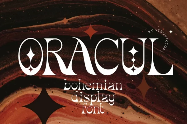 Oracul – Bohemian Display Font