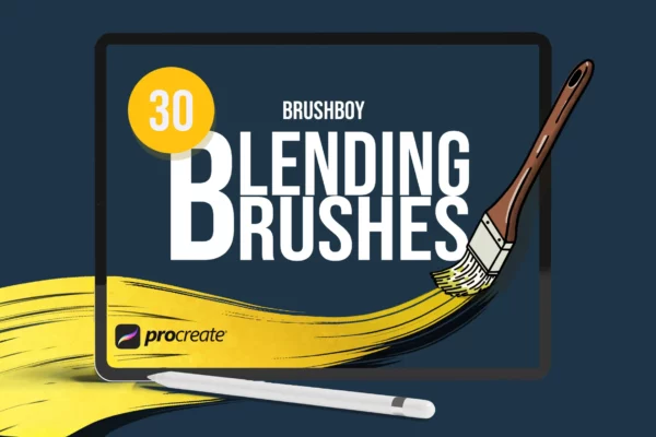 Procreate color blending brushes