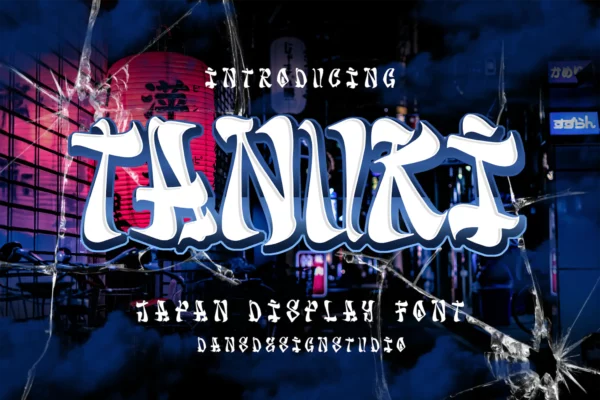 Tanuki Japanese Display Font
