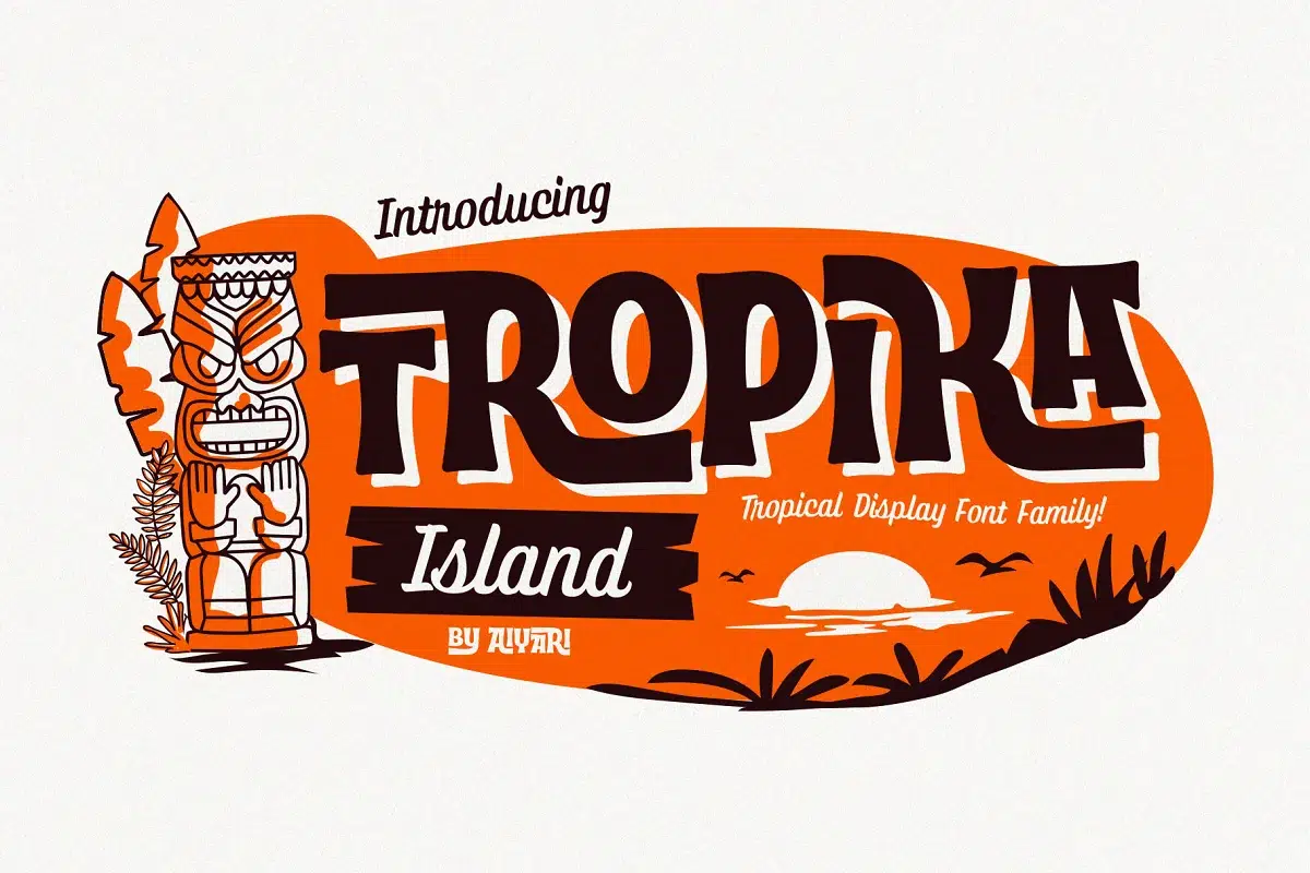 Best Tiki Fonts - Tropika Island