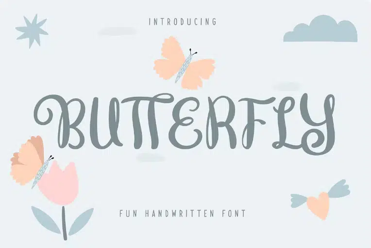 best Butterfly Fonts
