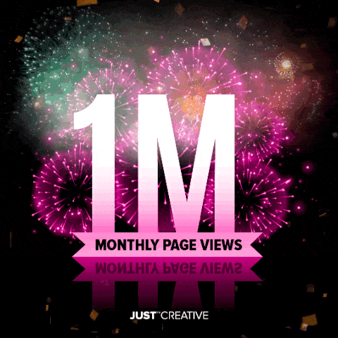 1 MIL monthly page views