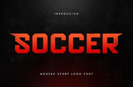 Soccer - Modern Sport Logo Font