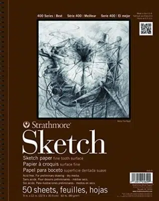 Pentalic - 4x 6 Hardbound Sketchbook, 110 Sheets, Black