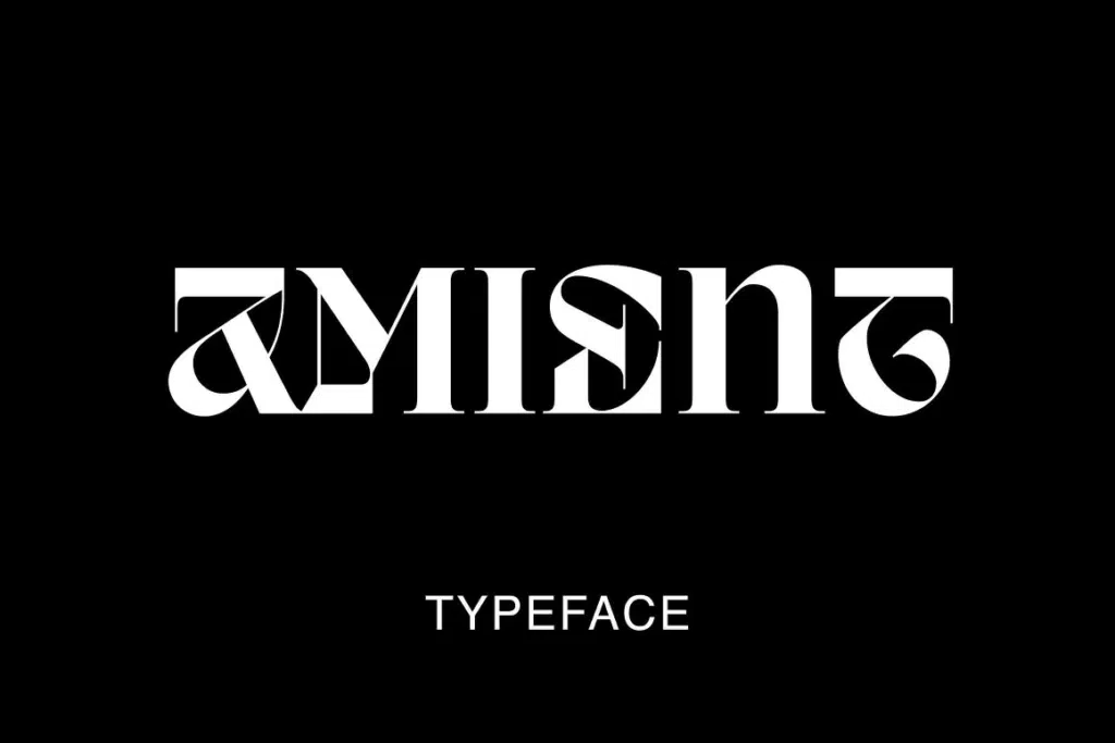Amient – Modern Display Font