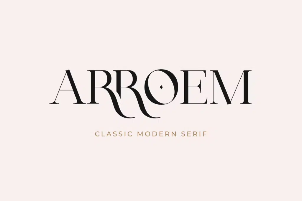 Arroem - Serif Display Font