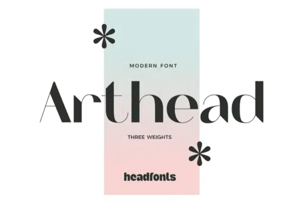 Arthead- best fonts for logos