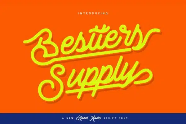 Bestters Supply- best fonts for logos