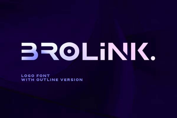 Brolink- best fonts for logos