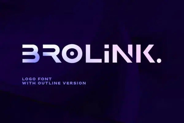 Brolink- best fonts for logos
