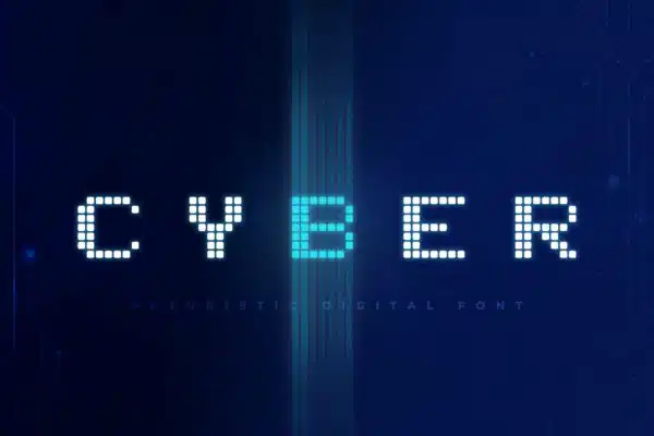Cyber- best fonts for logos