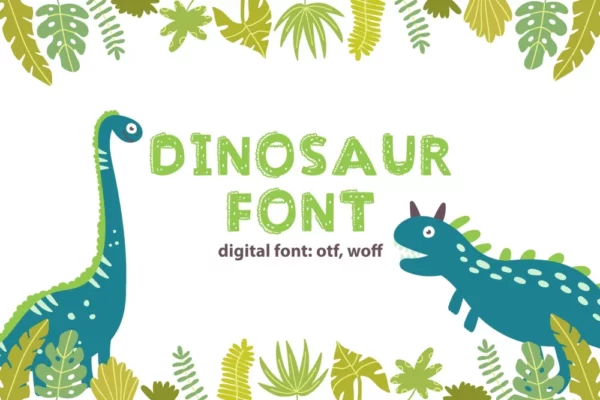 Dinosaur – Cute Font