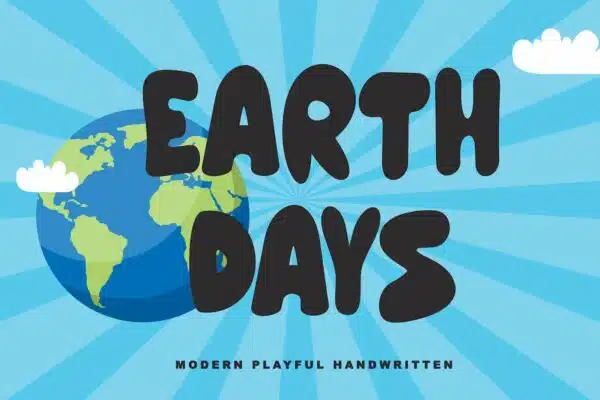 Earth days- best fonts for logos