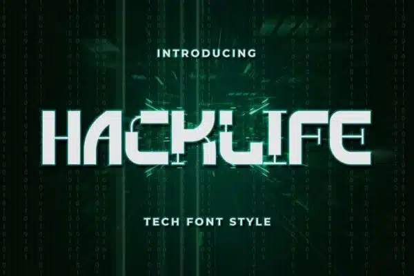 Hacklife- best fonts for logos