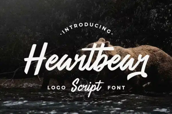 Heartbear- best fonts for logos