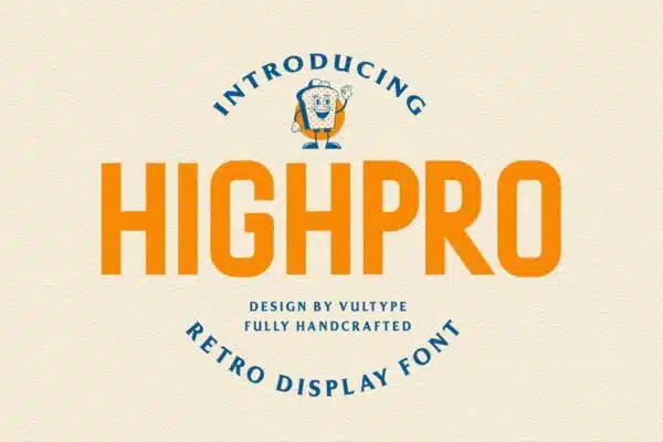 Highpro Condensed Font- best fonts for logos