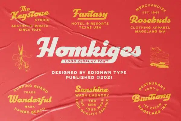 Homkiges- best fonts for logos