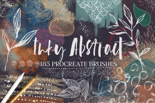 Inky Abstract Procreate Brushes