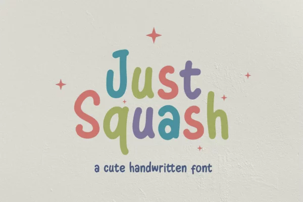 Just Squash | Cute Font