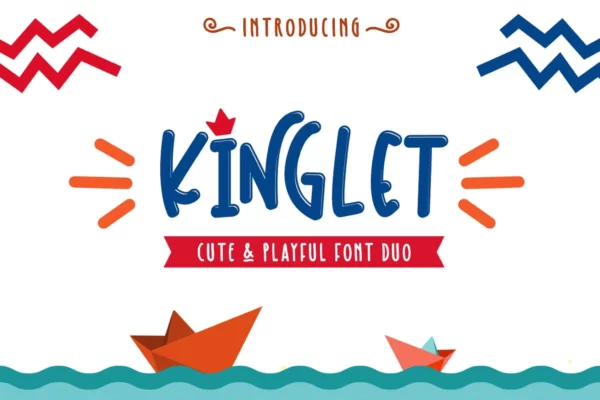 Kinglet - Cute Font Duo