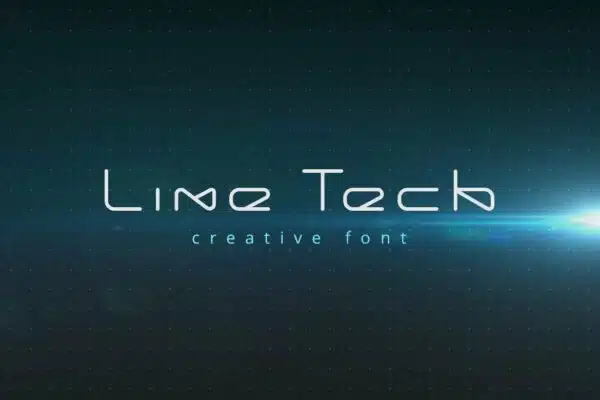 LineTech- best fonts for logos