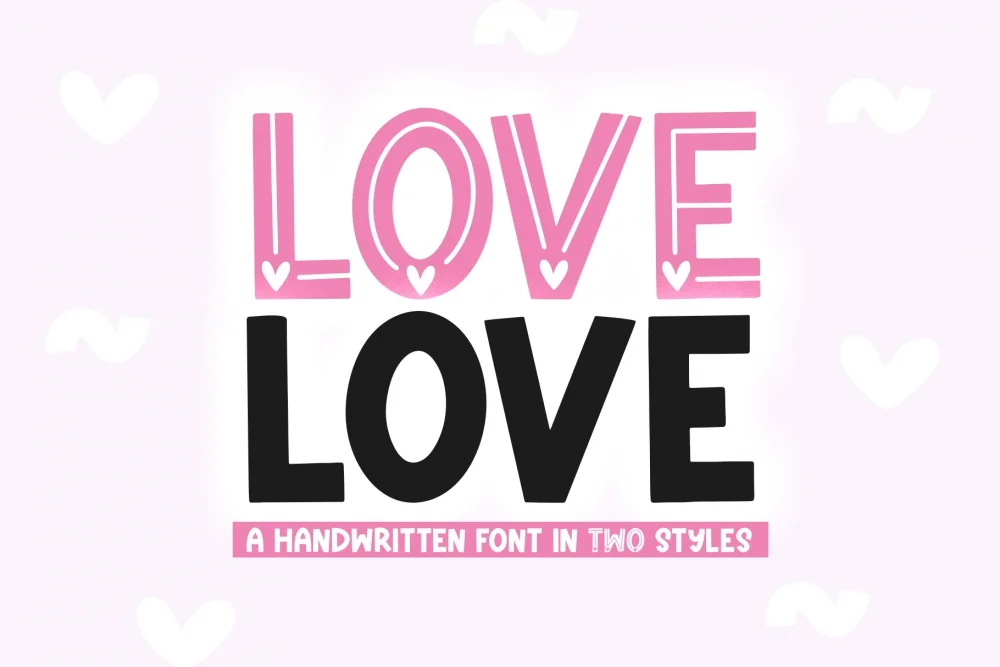 Love Love - Valentines Day Font