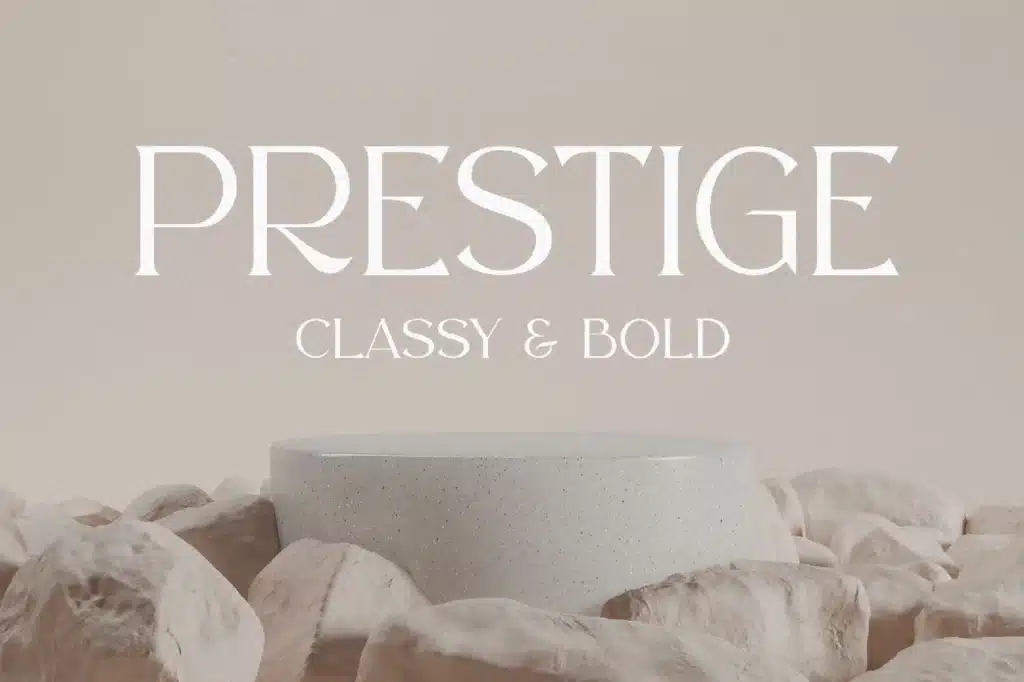 Prestige - Classy Serif Typeface