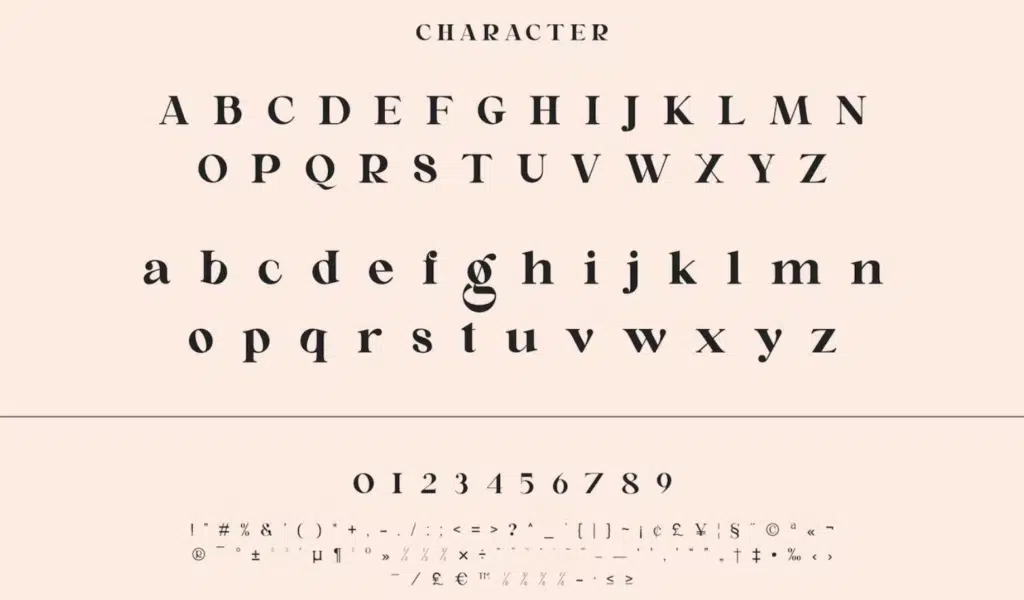 Salita Serif Typeface
